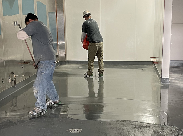 Installing an epoxy floor in Denver, CO