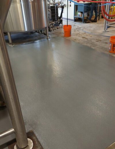 Brewery floor Top Coat Urethane Cement Denver
