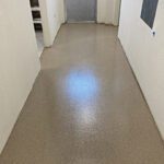 Epoxy floor hallway pet hospital golden sm