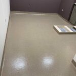 epoxy floor with cove animal hospital golden CO