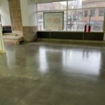polished concrete floors in new build restaurant in Lakewood CO