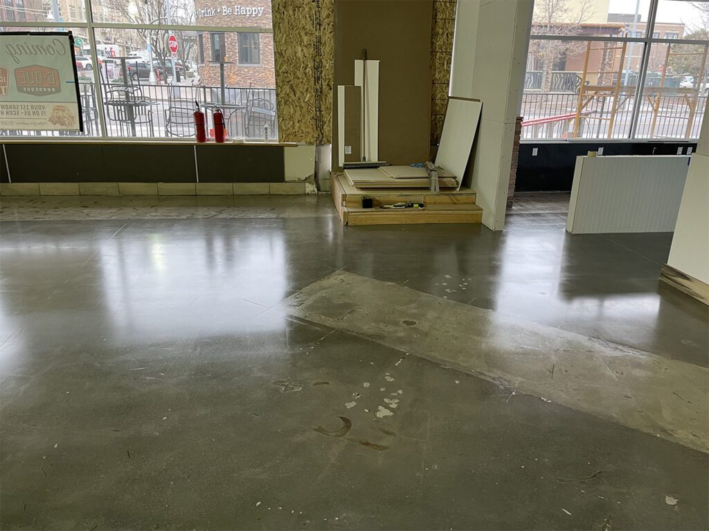 restaurant polished concrete floors Lakewood, CO