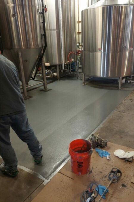 Urethane Cement Floor – Brewery in Highlands Ranch, CO