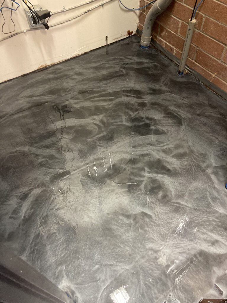 gray metallic epoxy