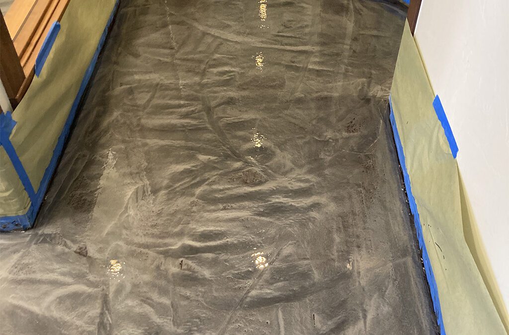 Gray Metallic Epoxy Floor in Golden, CO