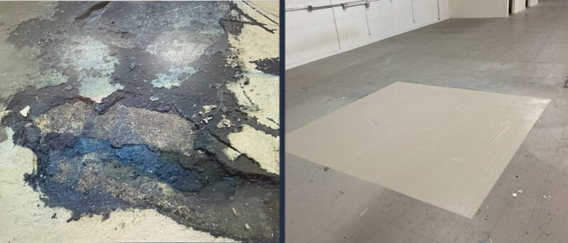 Ardex repair before and after