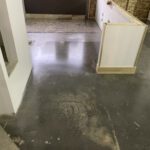 polished concrete in a restaurant