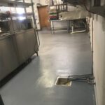 Urethane Cement Kitchen Floor and Cove