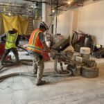 Grinding cementitious underlayment