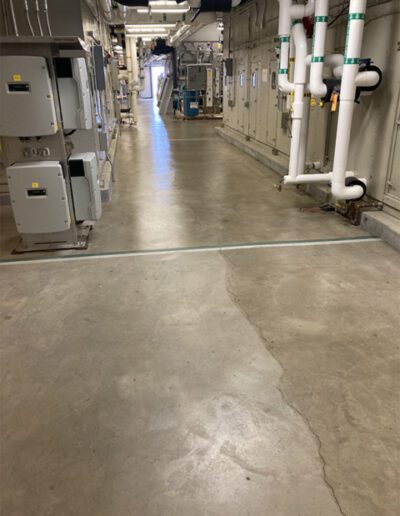 clean and sealed concrete floor