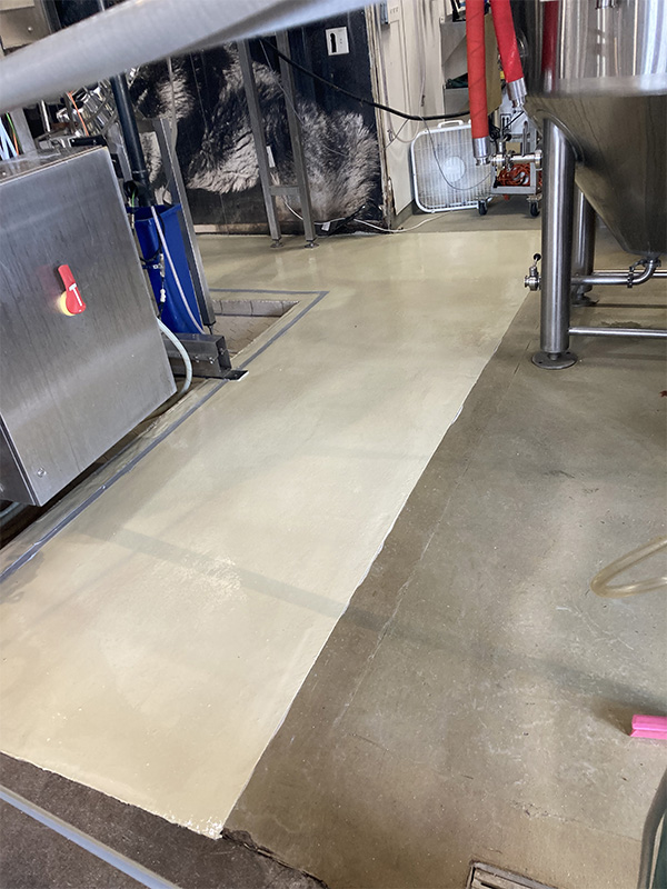 Brewery Urethane Cement Repair