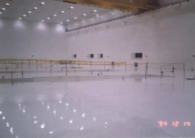 Large industrial epoxy floor