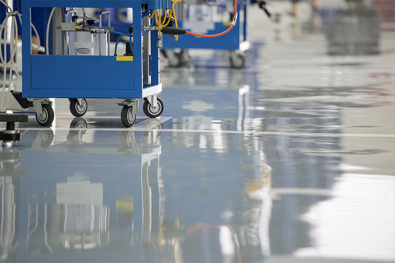 Warehouse epoxy floor