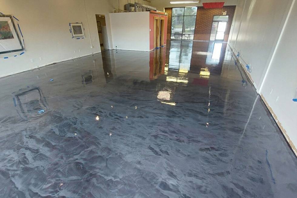 Installing an epoxy floor in Denver, CO